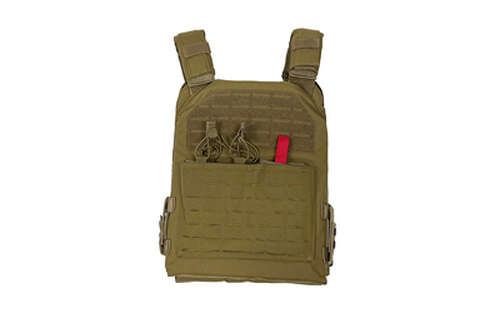 Holsters NcSTAR Laser Cut Plate Carrier NCSTAR LSR PLATE CARRIER 2XL TAN