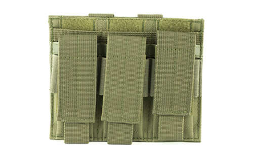 Holsters NcSTAR Triple Pistol Magazine Pouch NCSTAR VISM TRPL PISTOL MAG PCH GRN • Model: Triple Pistol Magazine Pouch