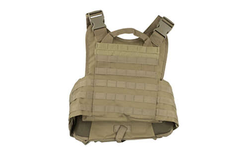 Safety Protection NcSTAR Plate Carrier Vest NCSTAR PLATE CARRIER MED-2XL TAN