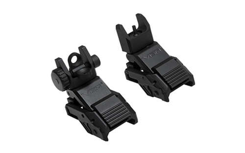 Sights Lasers NcSTAR Pro Series Flip Up NCSTAR PRO AR FLIP UP FRNT/REAR SGHT