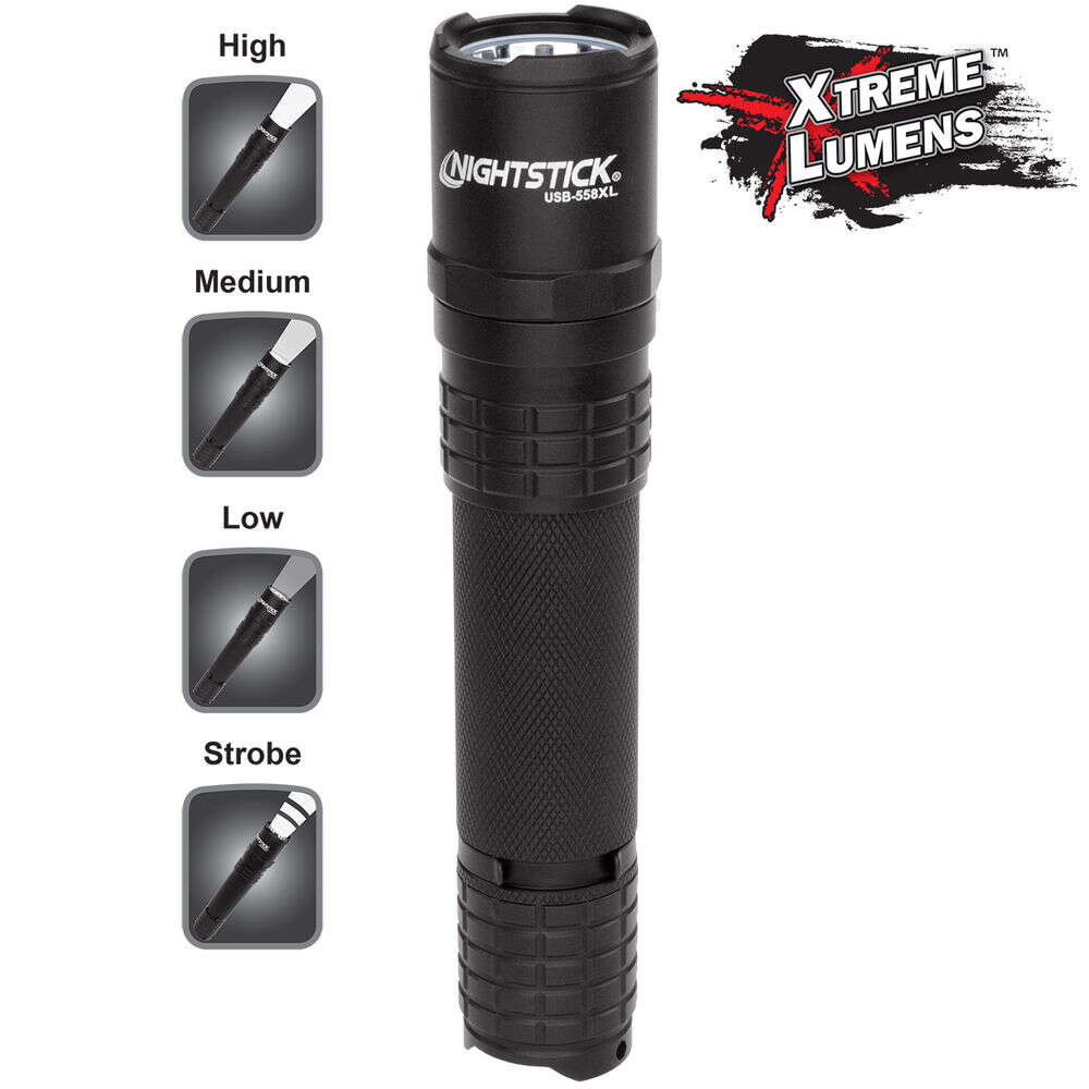 Flashlights&Batteries Nightstick USB 558XL NIGHTSTICK USB RECHARGEABLE 1100LUM • Model: USB-558XL