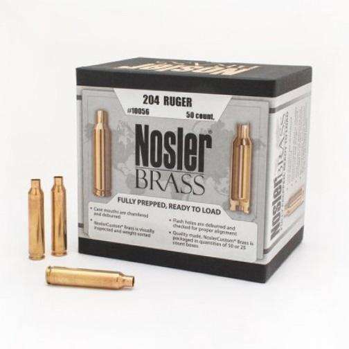 Ammunition Nosler Ready Series 204Ruger NOSLER BRASS 204 RUGER 50/BX