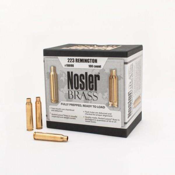 Ammunition Nosler Ready Series 223Rem NOSLER BRASS 223 REMINGTON 50/BX