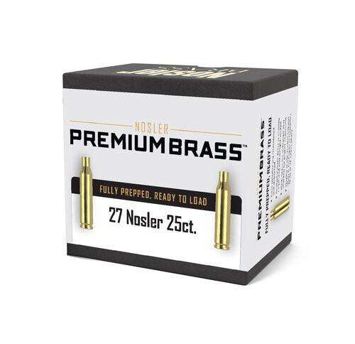 Ammunition Nosler Ready Series 27 Nosler (25 ct.)  Brass