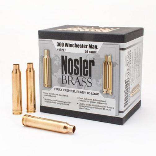 Ammunition Nosler Ready Series 300WinMag NOSLER BRASS 300 WIN MAGNUM 50/BX