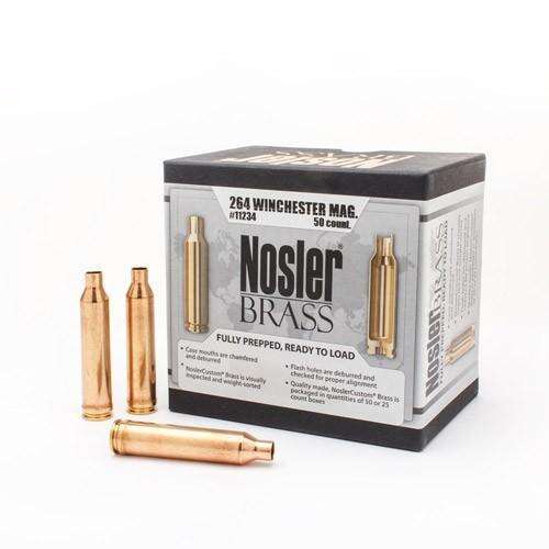 Ammunition Nosler Ready Series 264Win NOSLER BRASS 264 WIN MAG 50/BX