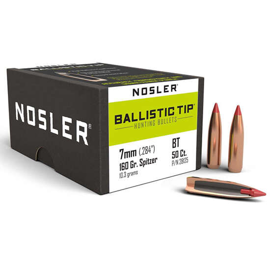 Ammunition Nosler Ready Series 7mm Nosler 7mm .284 160gr Ballistic Tip 50rd/box