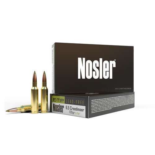 Ammunition Nosler Ready Series 6.5Creedmoor 6.5 Creedmoor 120gr E-Tip Ammo (20 ct.)