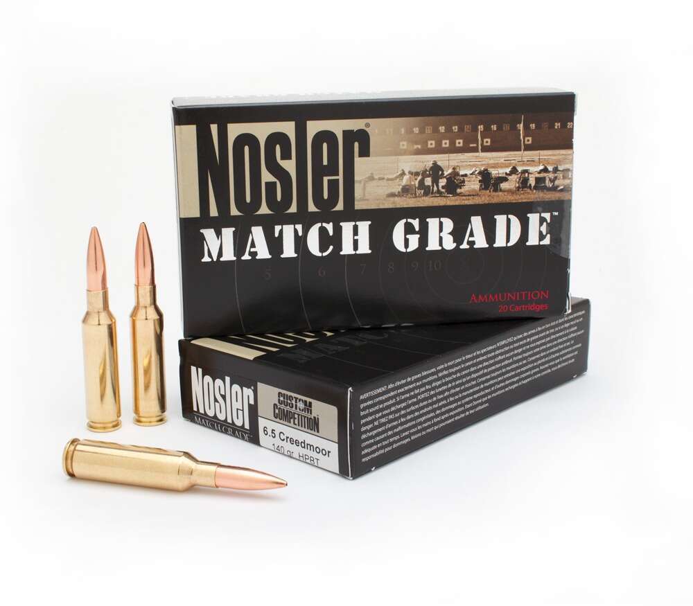 Ammunition Nosler Ready Series 6.5CREMOR 140GR CCOMHPBT 20 AMMO