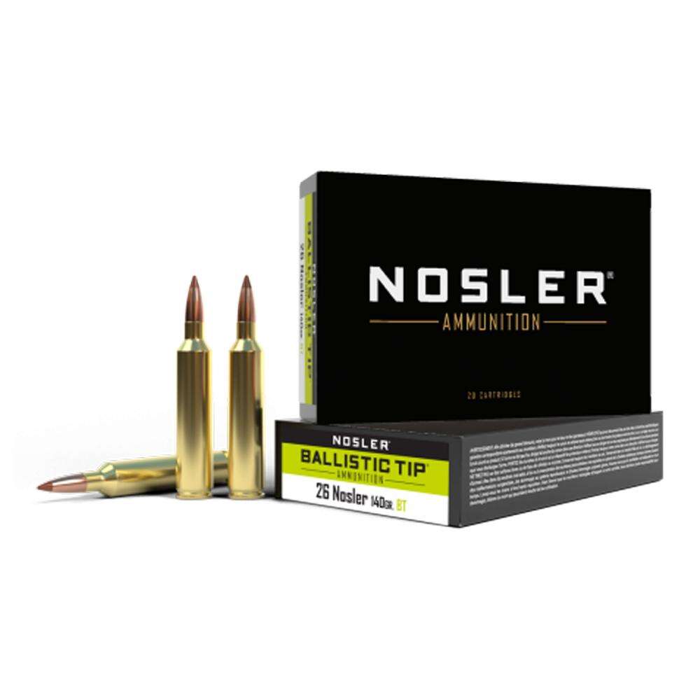 Ammunition Nosler Ready Series Nosler Ammo BT-26 Nosler 140gr BT (20ct)