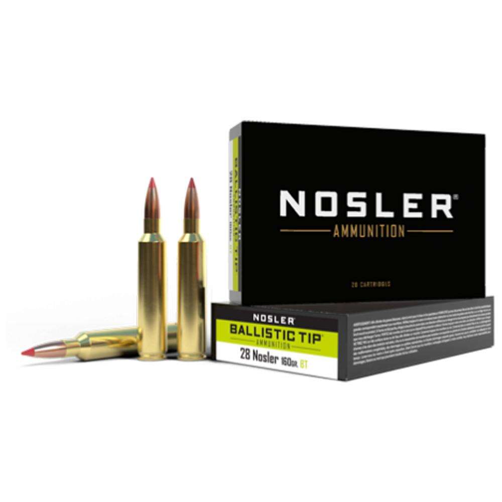 Ammunition Nosler Ready Series 28Nosler Nosler Ammo BT-28 Nosler 160g BT SP (20ct)