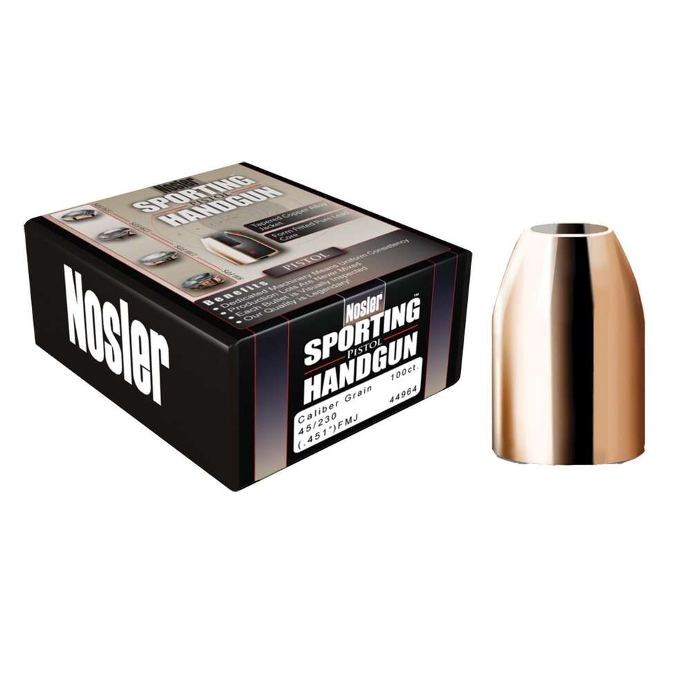 Ammunition Nosler Ready Series 45 CAL .451 185GR JHP  CC 250BOX