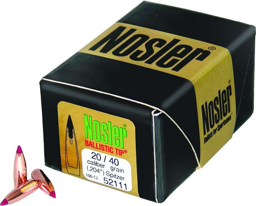 Ammunition Nosler Ready Series 20 CAL .204 40 GR SPT BSTIP V100