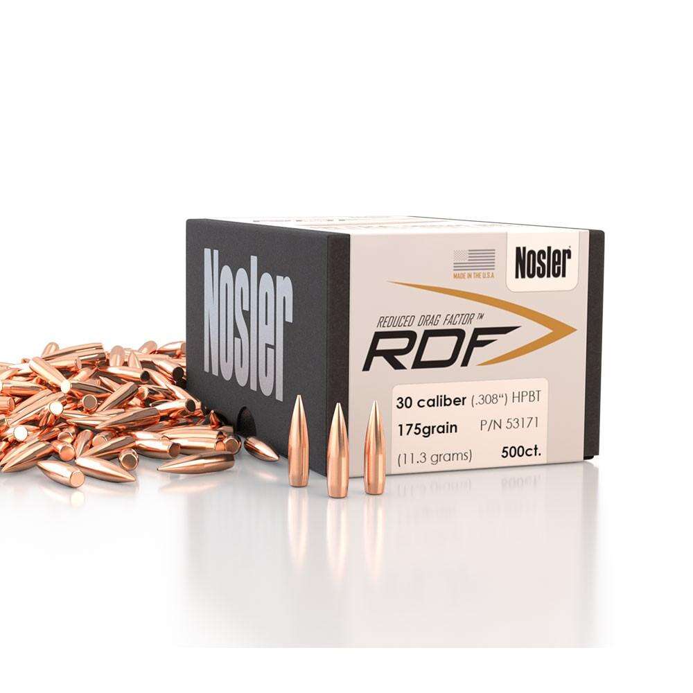 Ammunition Nosler Ready Series RDF 30 175 HPBT-500 ct bullet