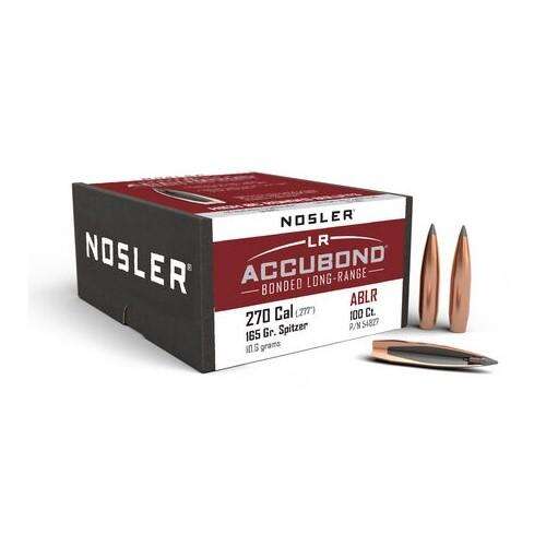 Ammunition Nosler Ready Series ABLR 270 Cal 165gr SP (100 ct) Bullets