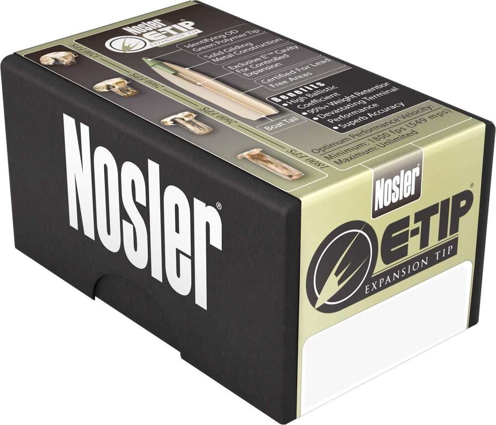 Ammunition Nosler Ready Series 9.3mm 250gr E-Tip Lead Free (50 ct.)