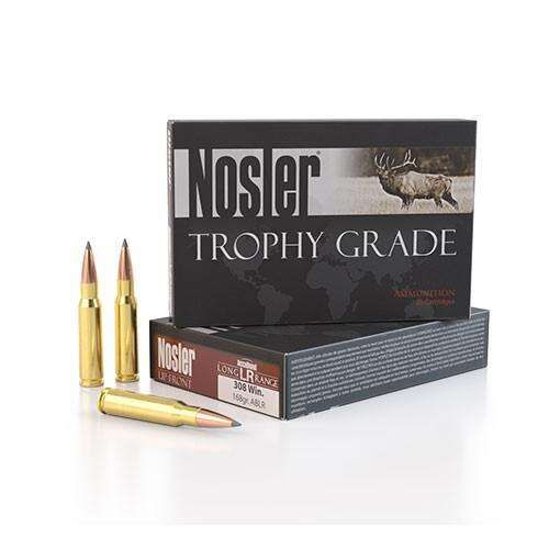 Ammunition Nosler Ready Series 308Win Trophy Grade Ammunition  308 Win 168 ABLR-20 ct