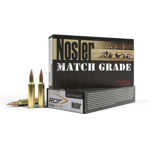 Ammunition Nosler Ready Series 22 Nosler 85gr RDF HPBT Match Grade Ammo (20 ct.)