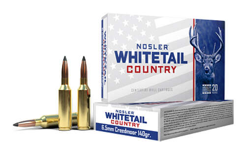 Ammunition Nosler Whitetail Country 6.5Creedmoor NOSLER 6.5 CREED 140GR SB SP 20/200