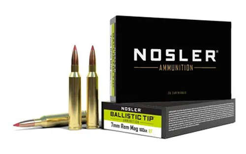 Ammunition Nosler Ballistic Tip 7mmRemMag NOSLER 7MM REM MAG 160GR BT 20/200