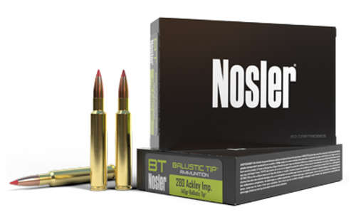 Ammunition Nosler Ballistic Tip Hunting NOSLER 280ACKLY IMP 140GR BT 20/200