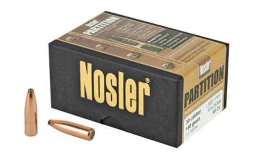 Ammunition Nosler Partition NOSLER 30 CAL 180GR PPT PART. 50CT • Model: Partition