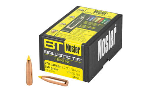 Ammunition Nosler Ballistic Tip NOSLER 270 CAL 150GR 50CT