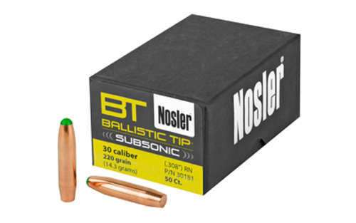 Ammunition Nosler Ballistic Tip NOSLER 30 CAL 220GR 50CT