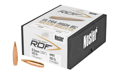 Ammunition Nosler RDF NOSLER RDF 6.5MM 140GR HPBT 100CT • Model: RDF