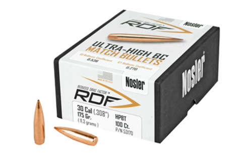 Ammunition Nosler RDF NOSLER RDF 30 175 HPBT 100CT