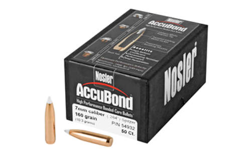 Ammunition Nosler AccuBond NOSLER 7MM 160GR ACCUBOND 50CT