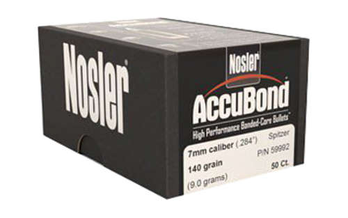 Ammunition Nosler AccuBond NOSLER 7MM 140GR ACCUBOND 50CT