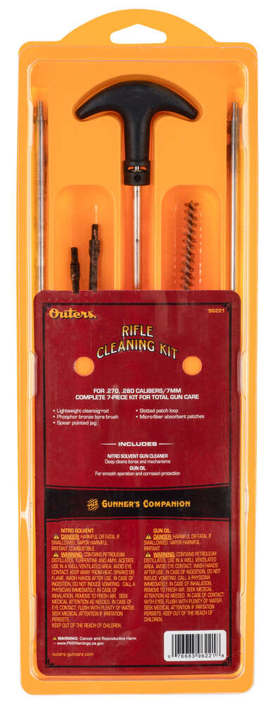 Cleaning Equipment Outers Bronze OUT 96221       RIFLE KIT 270/280/7M      CLAM • Model: Bronze