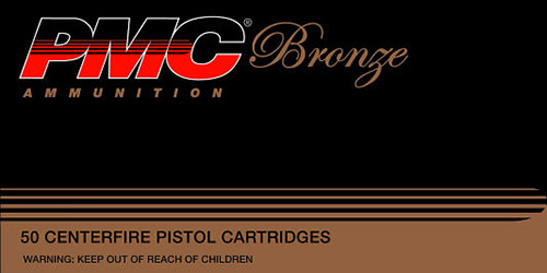 Ammunition PMC Bronze 10mm PMC BRNZ 10MM 200GR FMJ 50/1000 • Model: Bronze