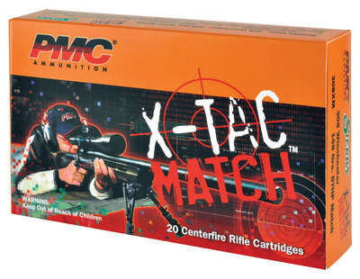 Ammunition PMC XTAC Match 308Win PMC XTACM 308WIN 168GR OTM BT 20/800 • Model: XTAC Match