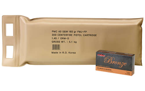 Ammunition PMC Bronze PMC BRNZ 40SW 165GR FMJ 6 BX BP • Model: Bronze