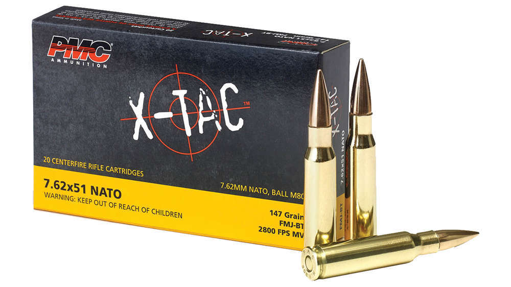 Ammunition PMC XTAC 7.62x51mm PMC XTAC 762NATO 147GR FMJ BT 20/500 • Model: XTAC