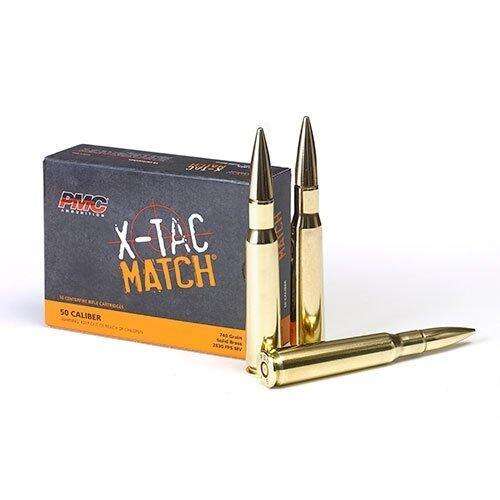 Ammunition PMC 1333 ft lbs 50BMG PMC 50XM     50 BMG  740 SOLID BRASS         10/20 • Model: 1333 ft lbs