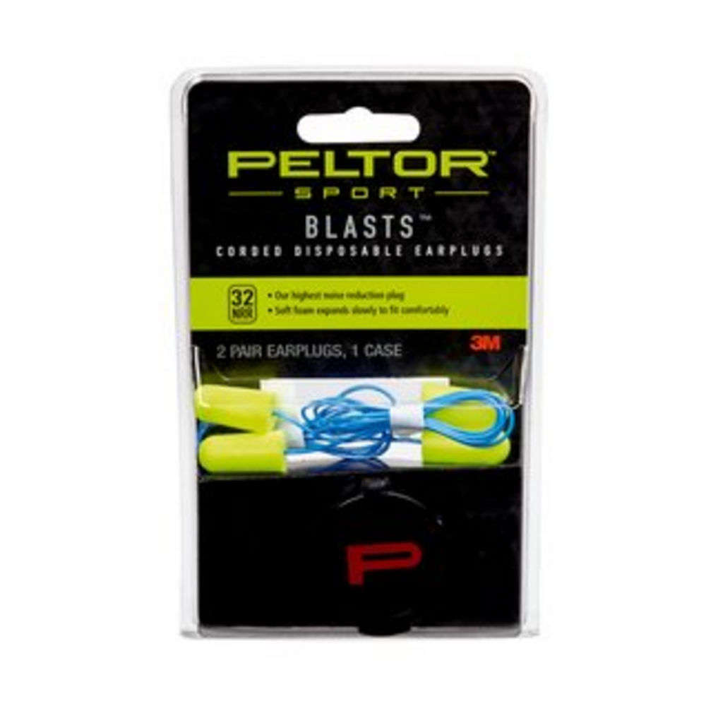 Safety Protection Peltor 4.50" BLASTS CORDED DISP EAR PLUGS 2 PAIRS