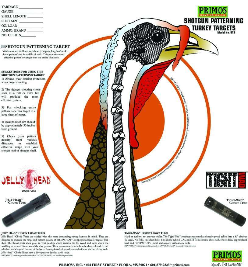 Targets Primos Paper PRIM 6041     TURKEY TARGET 12 TARGETS • Model: Paper