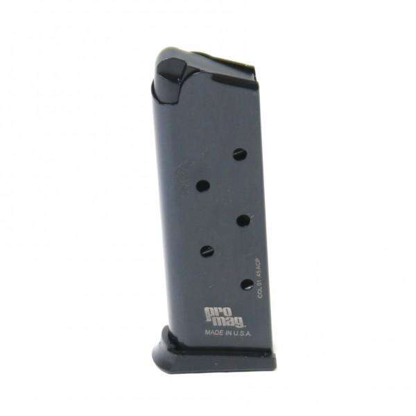 Magazines ProMag Ready Series 45ACP PROMAG OFFICERS .45 ACP 6RD BLUE STEEL MAGAZINE