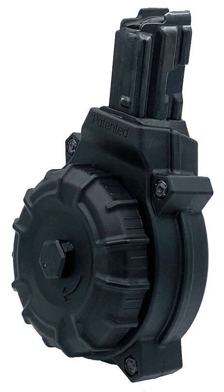 Magazines High Capacity ProMag Ready Series 9mm Promag MP5/PTR9 9MM (50) RD DRUM BLACK POLYMER