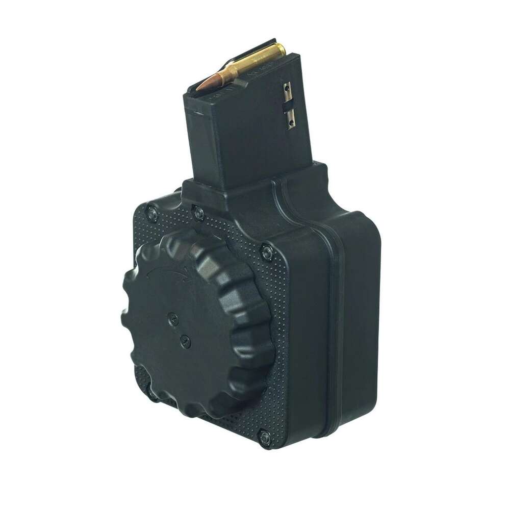 Magazines High Capacity ProMag Ready Series 308Win PROMAG AR-.308 .308 50RD DRUM BLK POLYMER MAGAZINE • Model: Ready Series