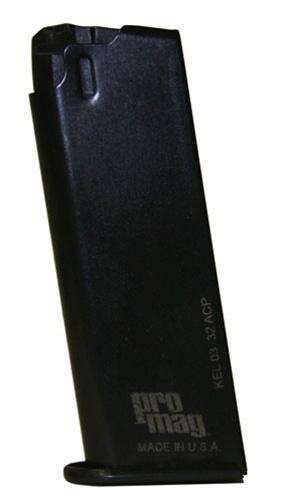 Magazines ProMag Ready Series 32ACP PROMAG KEL-TEC P-32 .32 ACP 7RD BLUE STEEL MAGAZINE