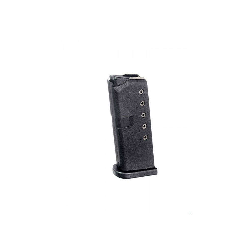 Magazines ProMag 4.50" GLOCK 42 380 ACP BLACK POLY 6RD MAG