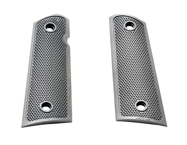 Grips Pads Stocks ProMag Aluminum PRO AA107    ARCH ALUM 1911 GRIP PANELS • Model: Aluminum