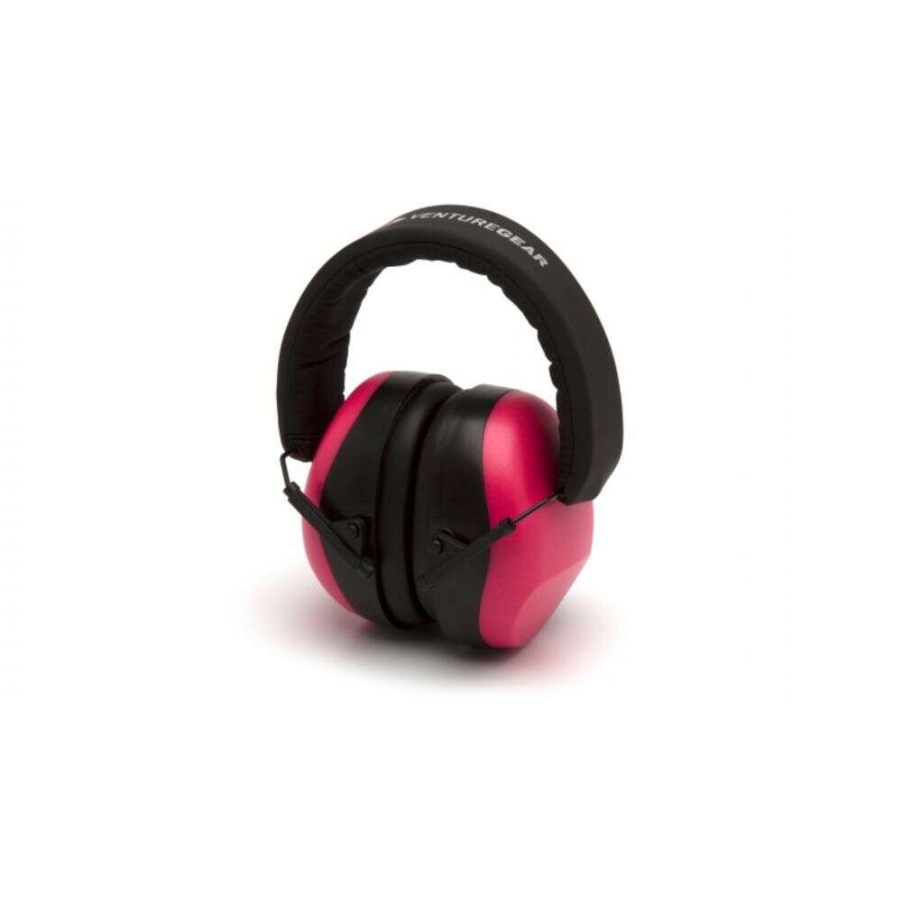 Safety Protection Pyramex 4.50" RET VENTURE PASS EARMUFFS PINK 25 DB