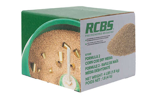 Misc. Accessories RCBS Case Cleaning Media RCBS FORMULA 2 CORN COB MEDIA &bull; Model: Case Cleaning Media