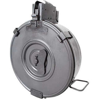 Magazines High Capacity RWB ZPAP M70 7.62x39mm RWB DRUM MAG AK47 75RD BLK STEEL HINGED BACK • Model: ZPAP M70