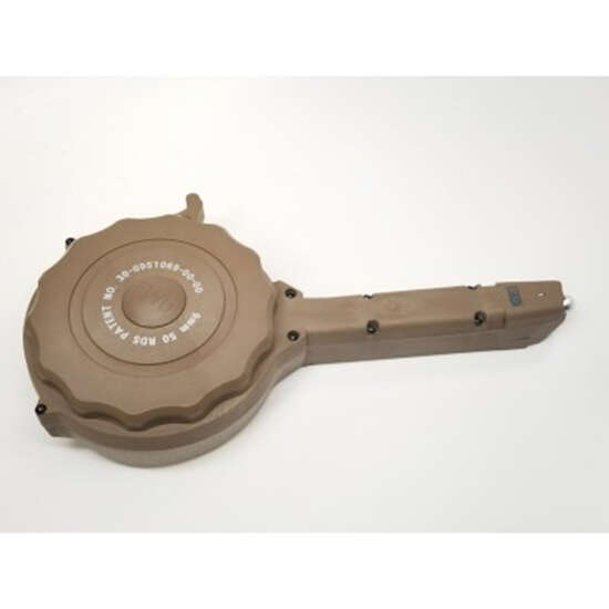 Magazines High Capacity RWB ZPAP M70 9mm RWB DRUM MAG GLOCK 9MM 50RD TAN POLYMER (20) • Model: ZPAP M70